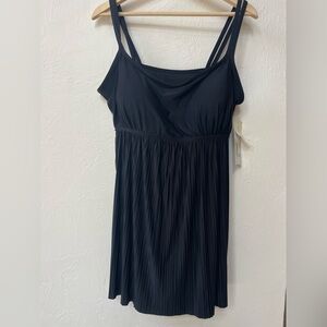 NWT Studio Works Black Tummy Control One Pc Swimsuit 22W